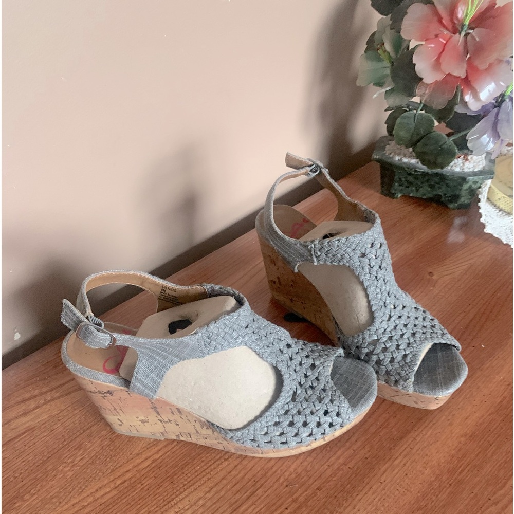Jelly Pop Comfort size cork wedge heels
Like New retails for $150
